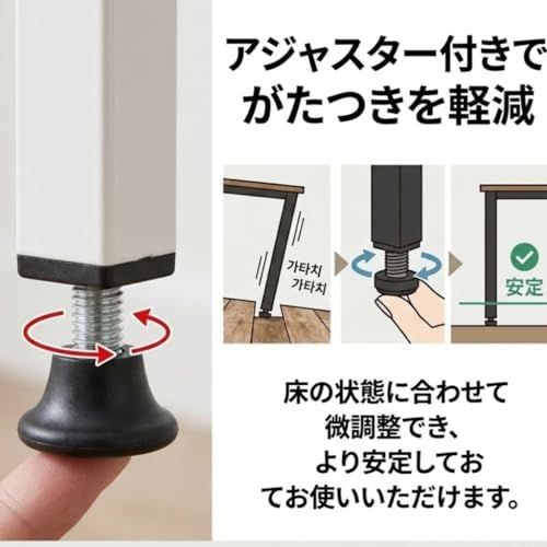 N&S デスク 幅60cm パソコンデスク 在宅勤務 テレワーク ワークデスク 学習机 おしゃれ 木製天板 ブラックｍａ
