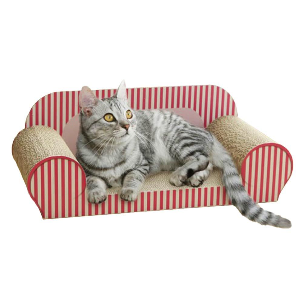 特価 アイリスプラザ 猫の爪とぎ ソファ型 猫用