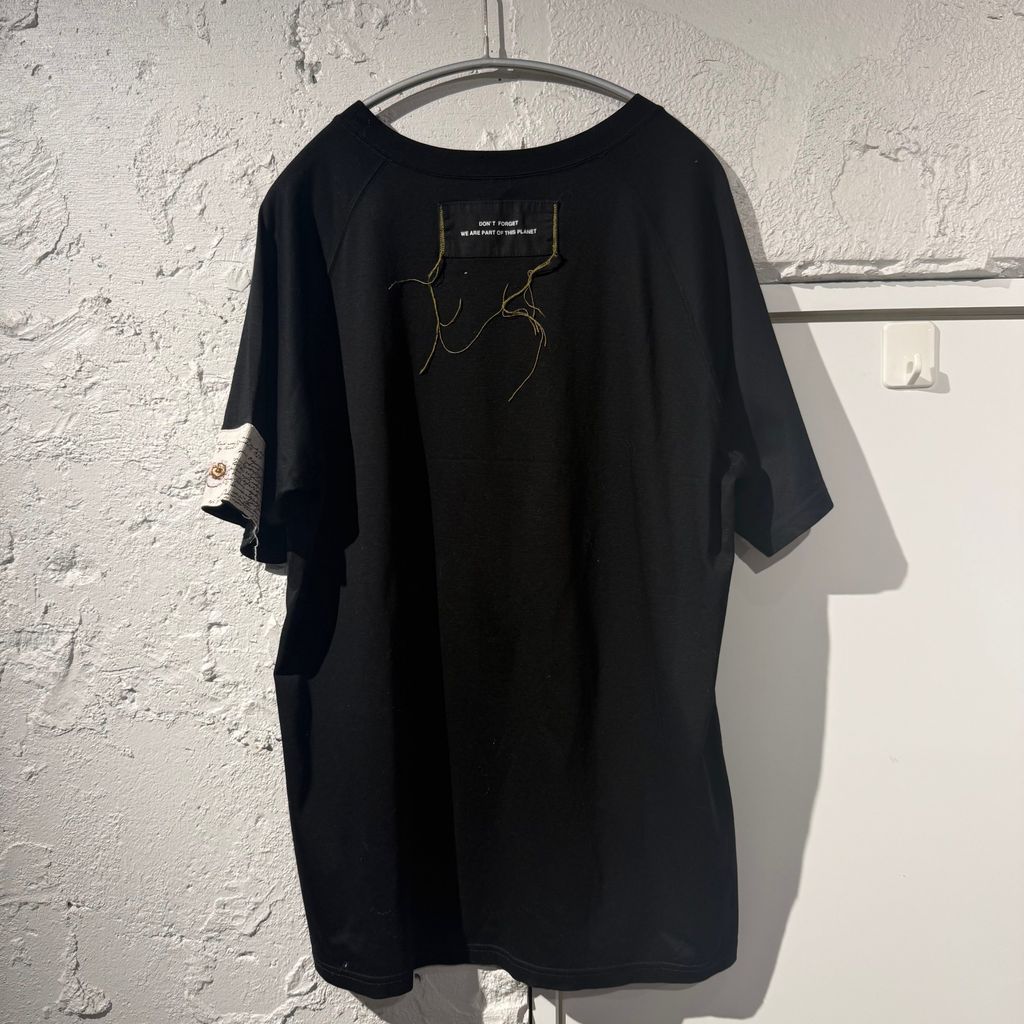 amachi. アマチ Patch S/S T-Shirt Tシャツ 004D ブラック Size:4 