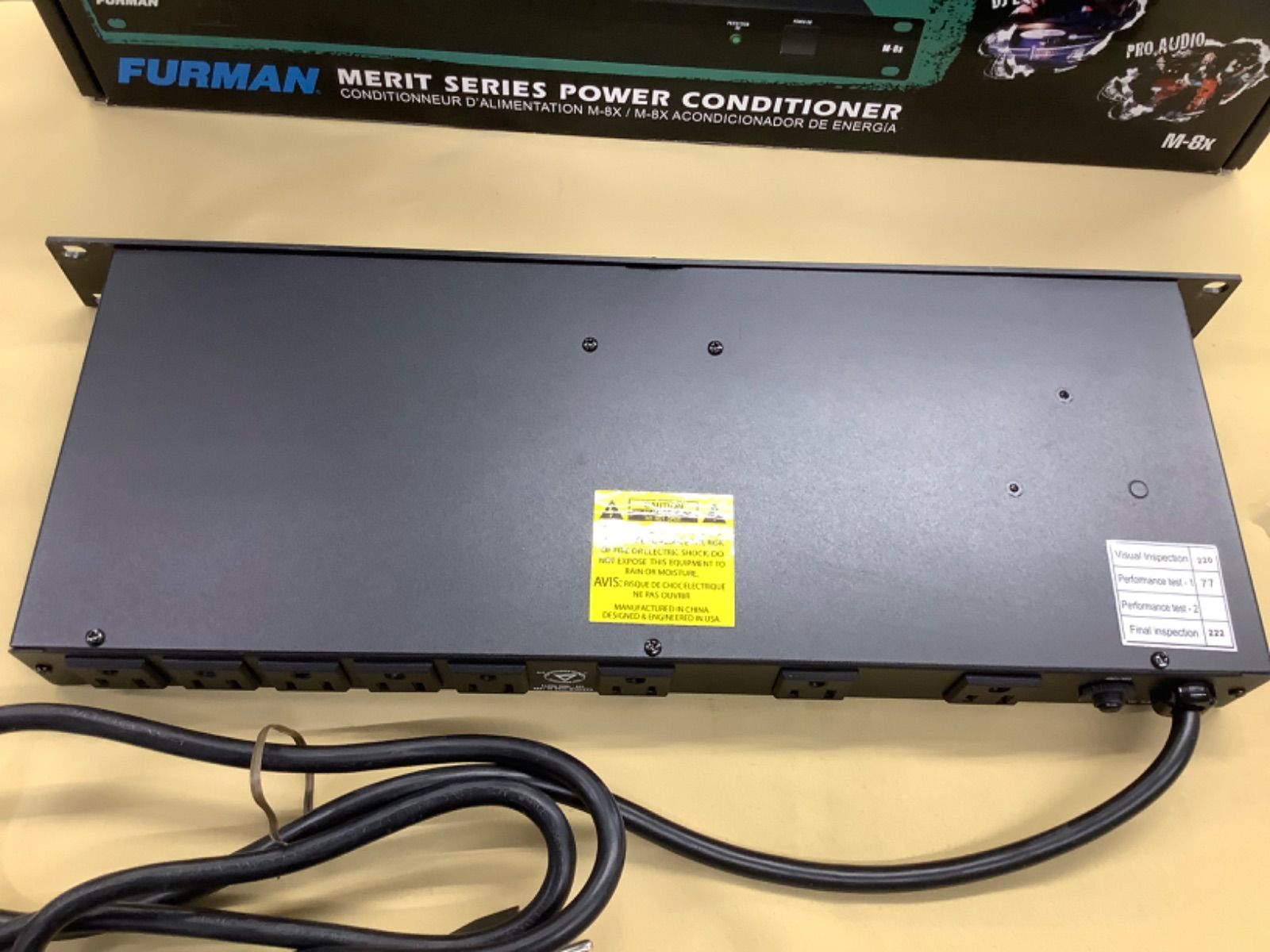 信用第一、品質第一】FURMAN パワーコンディショナー M-8X