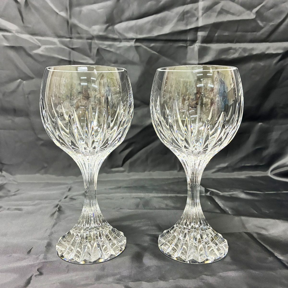 ◇中古美品◇Baccarat【バカラ】 マッセナ ワイングラス ペア 