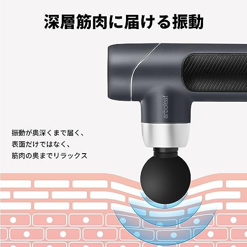 【新品】arboleaf 筋膜リリースガン ハンディガン MINI 自適応モード付き 4つのシリコンヘッド付属 5段階強力振動 筋膜リリース 筋膜ガン Type-C充電式 2000mAh*2大容量(8時間以上連続使用) 370g軽量 最速30 4414660b 【新品】arboleaf 筋膜リリースガン ハンディガン MINI 自適応モード付き 4つのシリコンヘッド付属 5段階強力振動 筋膜リリース 筋膜ガン Type-C充電式 2000mAh*2大容量(8時間以上連続使用) 370g軽量 最速30 4414660b