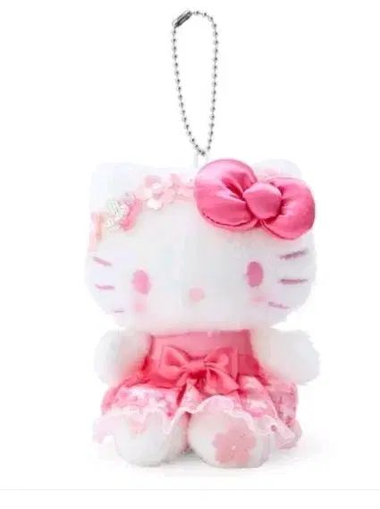 サンリオ ハローキティ 桜 ドレス マスコット ぬいぐるみ キーホルダー 2023