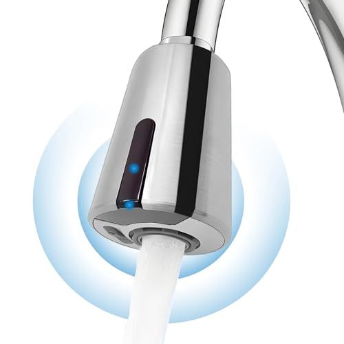 Topsky 自動センサー水栓 自動センサー蛇口 非接触式 蛇口 アクセサリー 電池式 USB充電 水栓金具 後付け 取り付け便利 水栓に対応アクセサリー 洗面所 洗面台 シンク 浴室 バスルーム インストール便利 節約 清潔 お洒落YZ 0ad6b12e