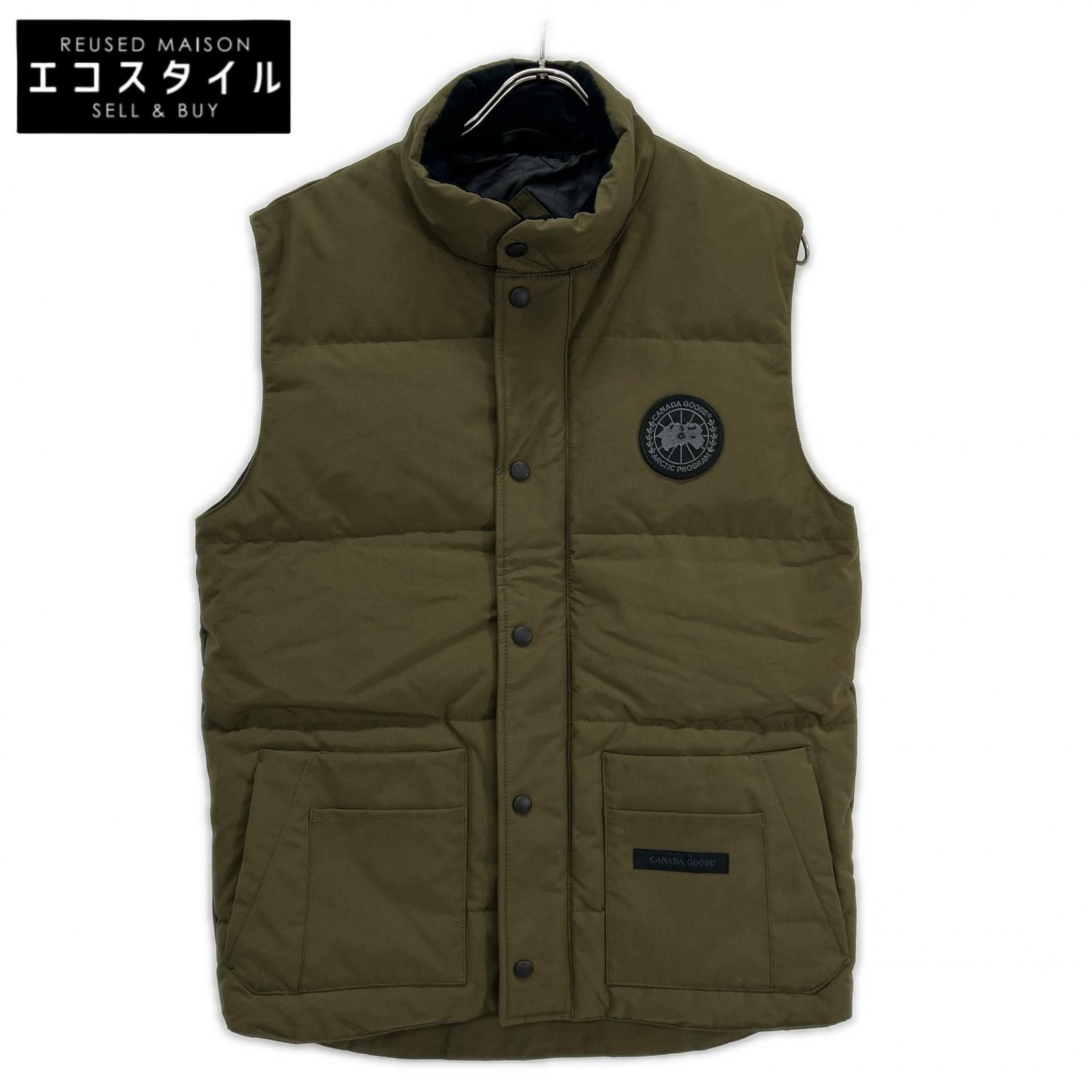 CANADA GOOSE　カナダグース　ミリタリーグリーン 4154MB フリースタイル ダウンベスト　S