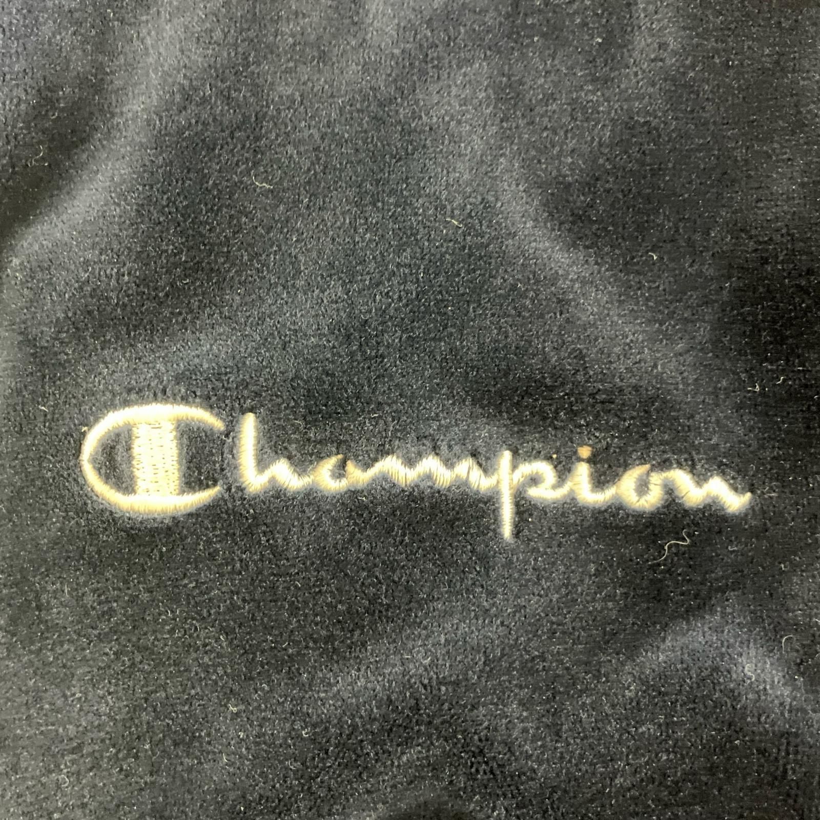 Champion チャンピオン ネイビー サイドライン ベロア ジップアップフーディー M Champion チャンピオン ネイビー サイドライン ベロア ジップアップフーディー M