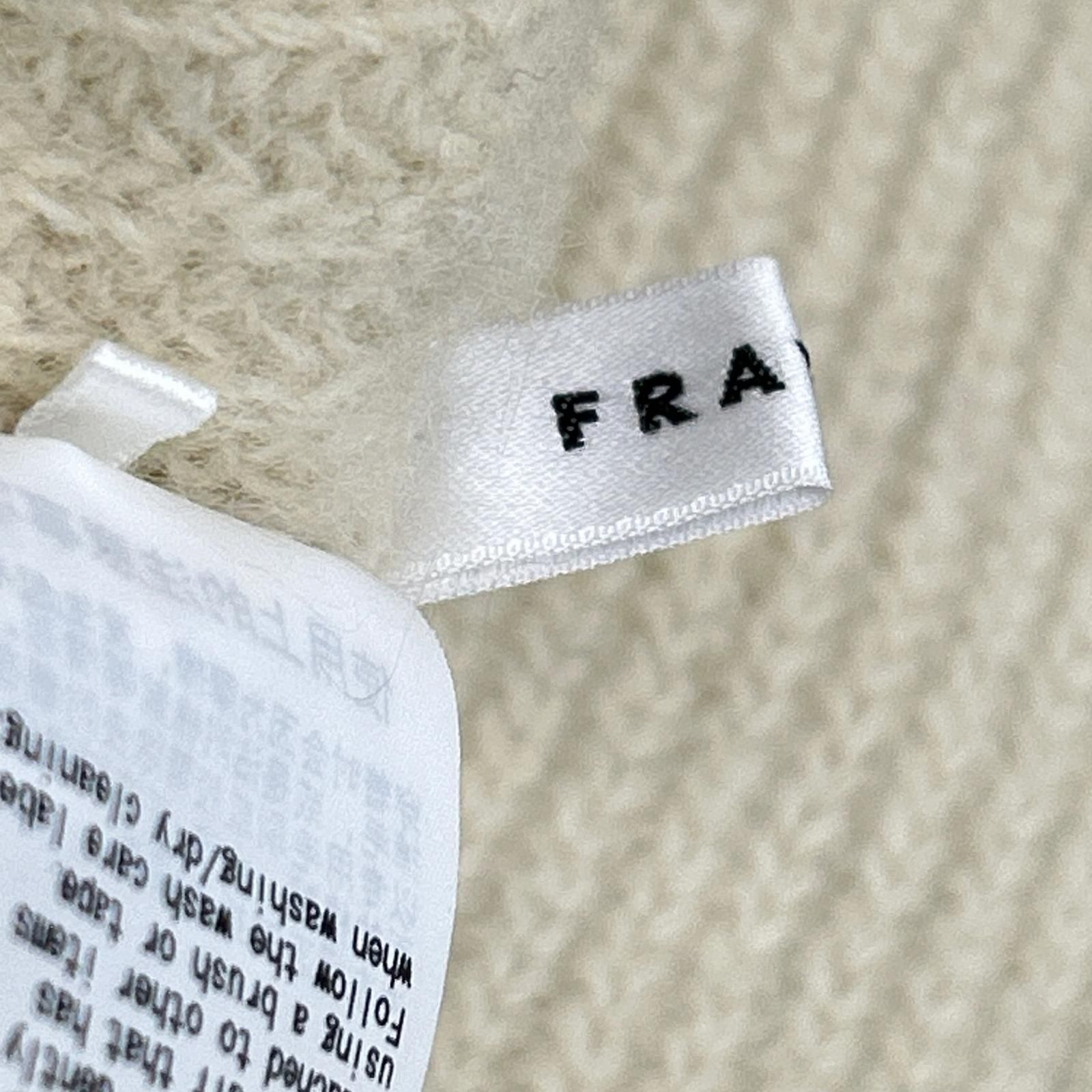 FRAY I.D　フレイアイディー　FWNT234044 ベージュ レーストリムラクーンニット