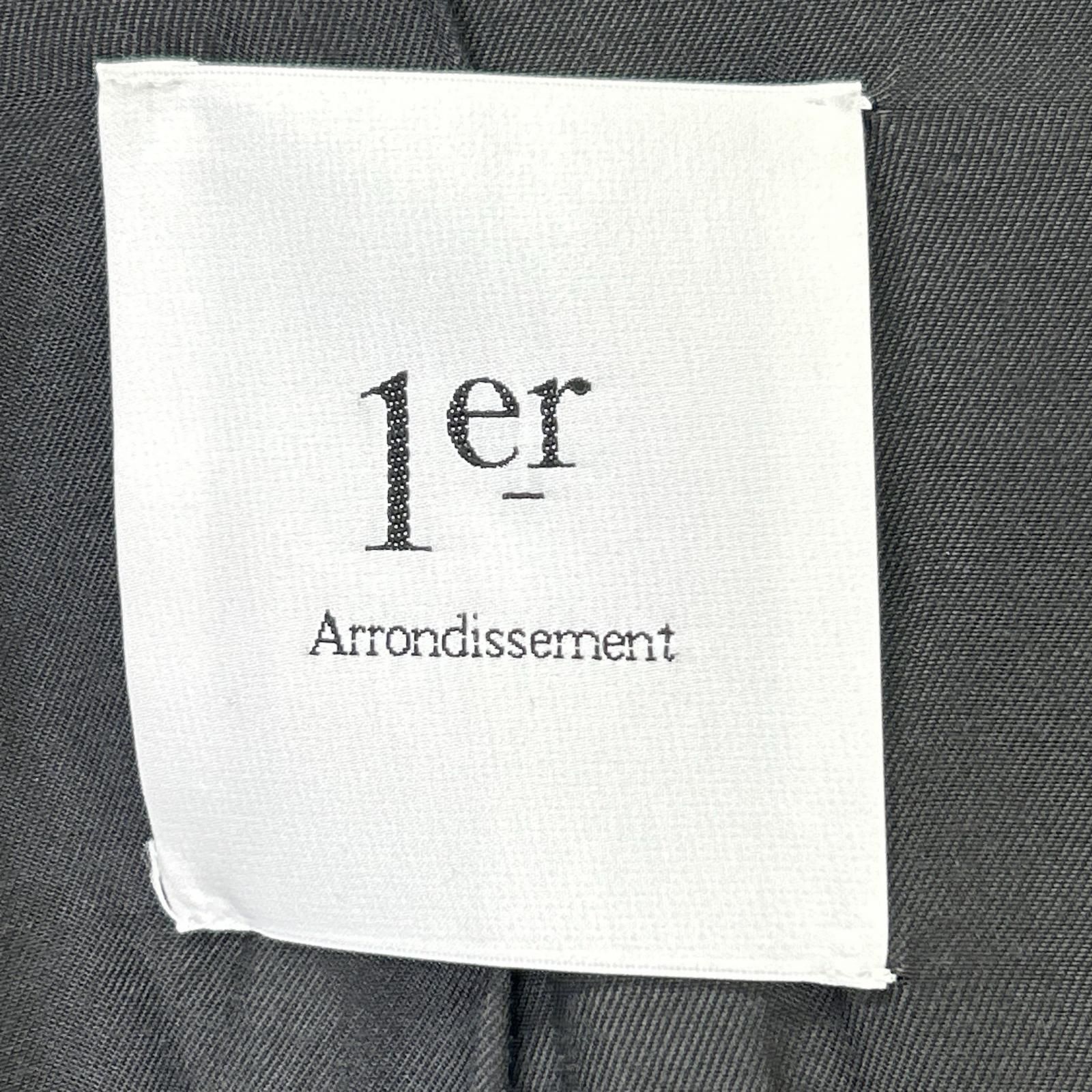 1er Arrondissement プルミエ アロンディスモン B1004AFC088 ミックスチェック ウール ダブル ビーバーコート 38 1er Arrondissement プルミエ アロンディスモン B1004AFC088 ミックスチェック ウール ダブル ビーバーコート 38
