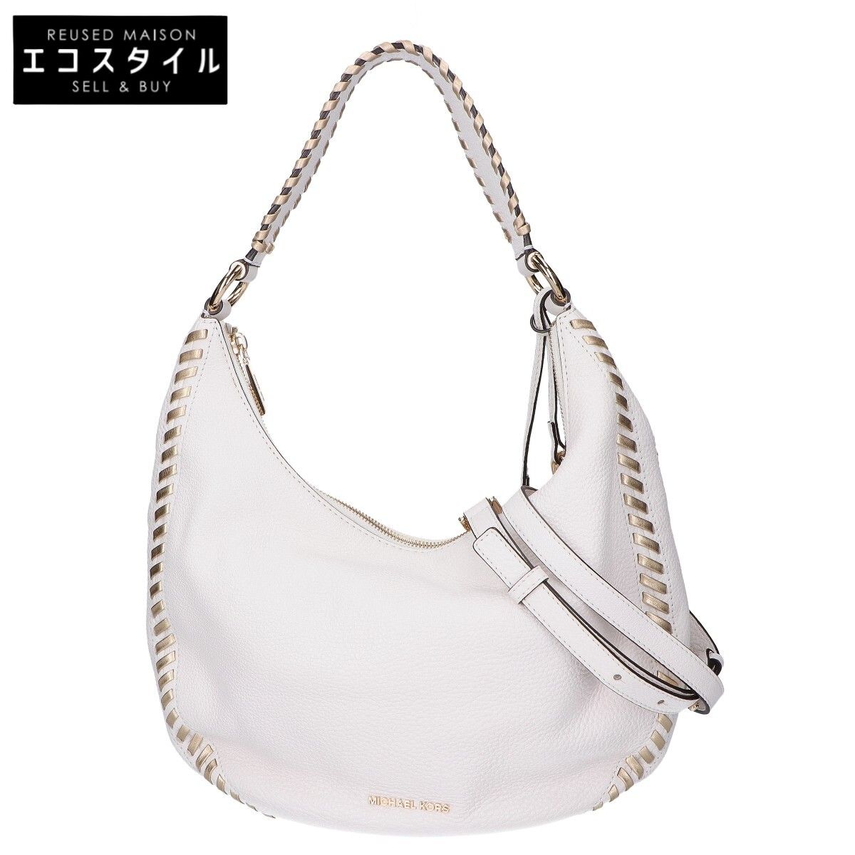 MICHAEL KORS　マイケルコース　【美品】30S7GL0L2M Lauryn レザー フリンジチャーム 2WAYショルダー
