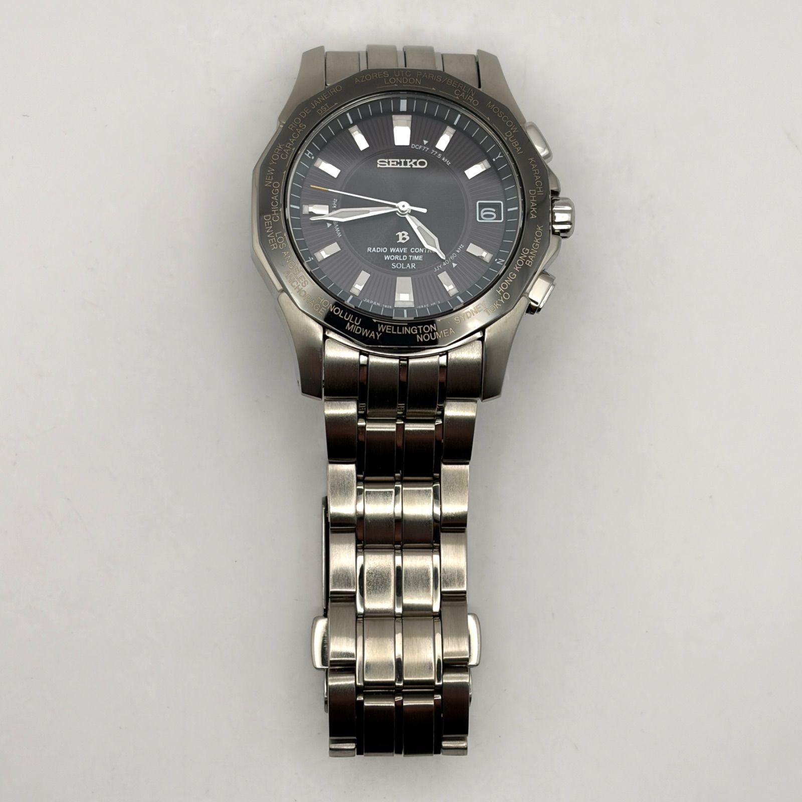 T827）希少！良品 正常稼動 SEIKO セイコー 電波ソーラー BRIGHTZ 