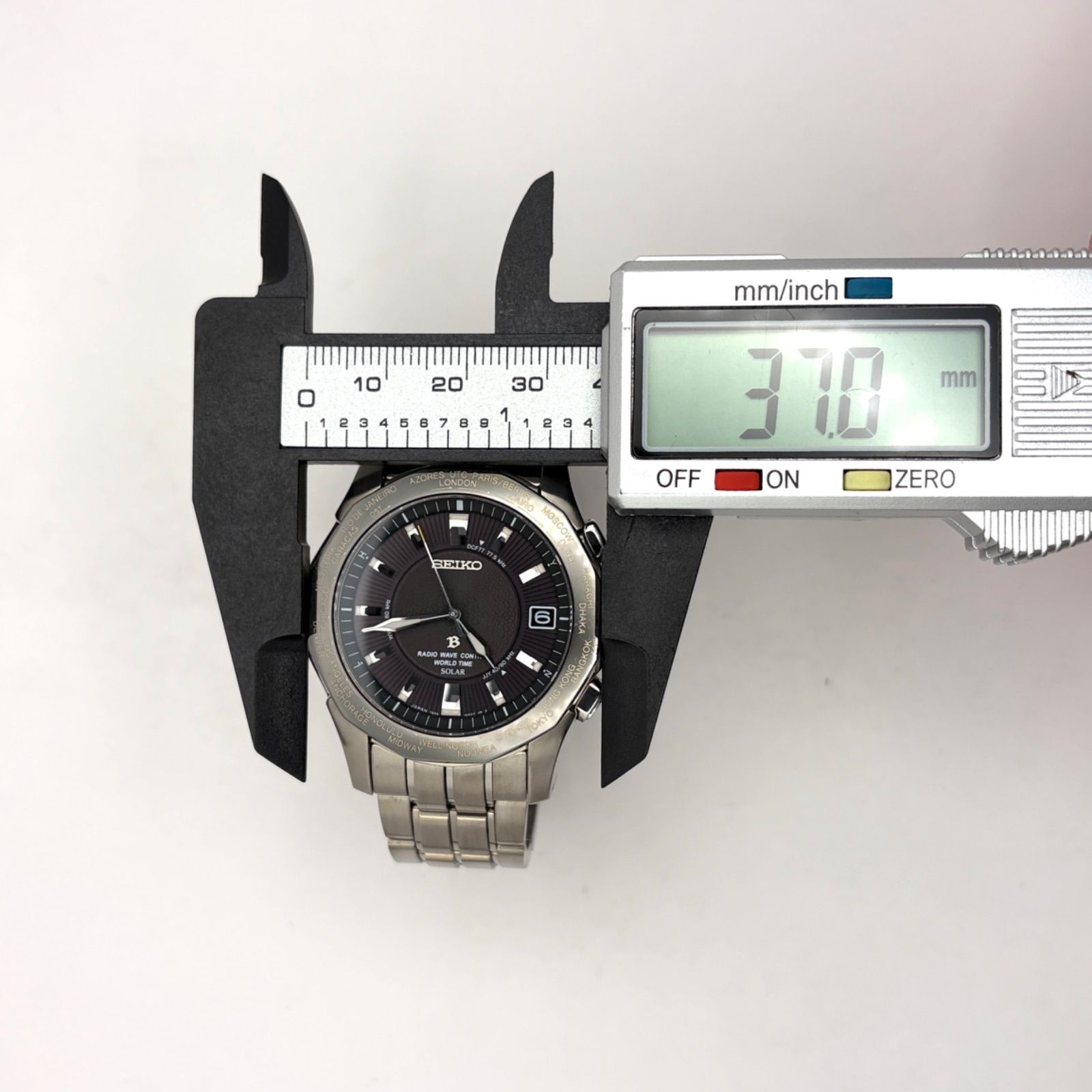 T827）希少！良品 正常稼動 SEIKO セイコー 電波ソーラー BRIGHTZ 