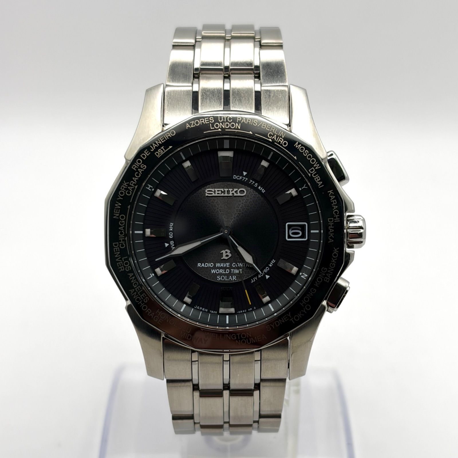 T827）希少！良品 正常稼動 SEIKO セイコー 電波ソーラー BRIGHTZ 