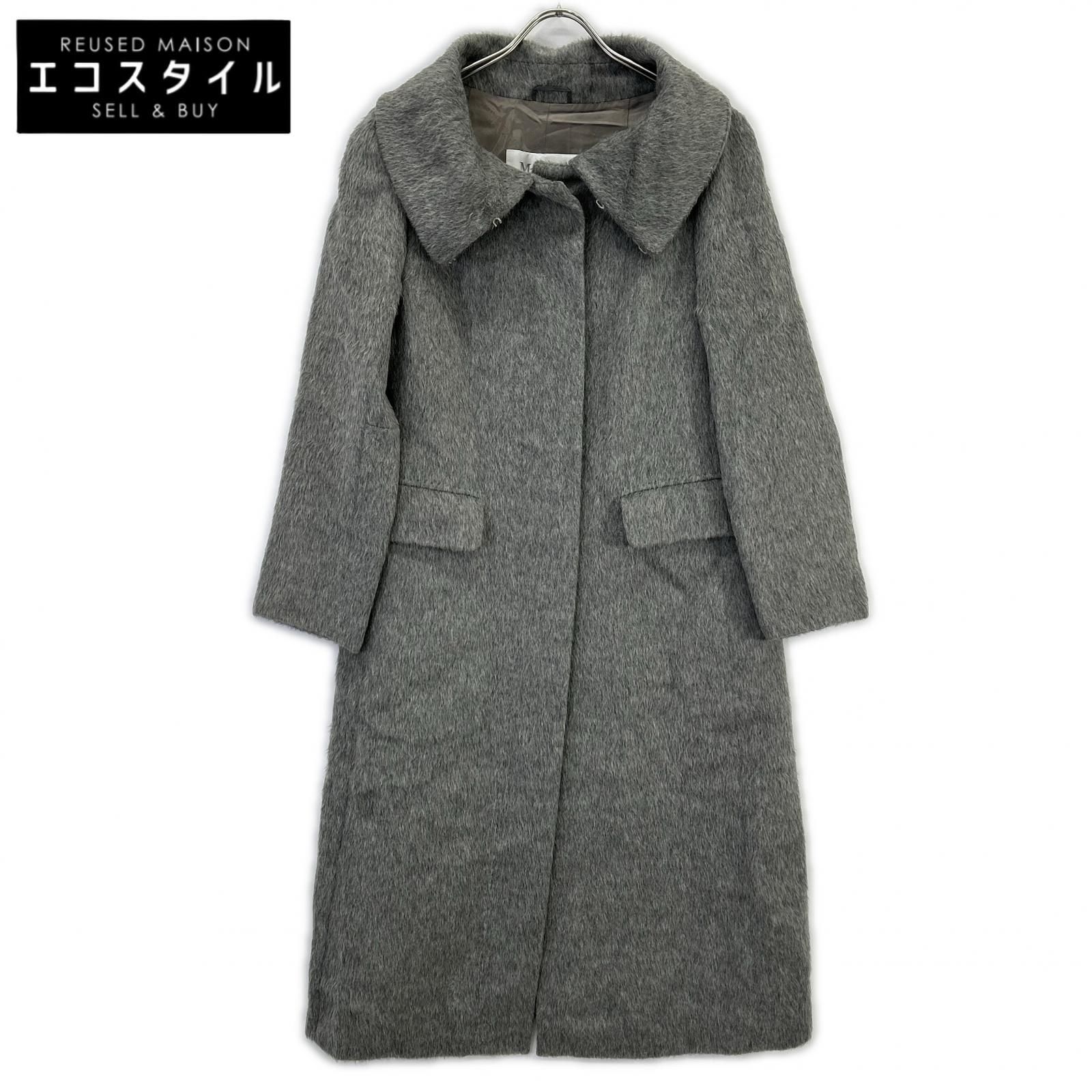 Max Mara　マックスマーラ　10160179 アルパカ混シャギーコート　42