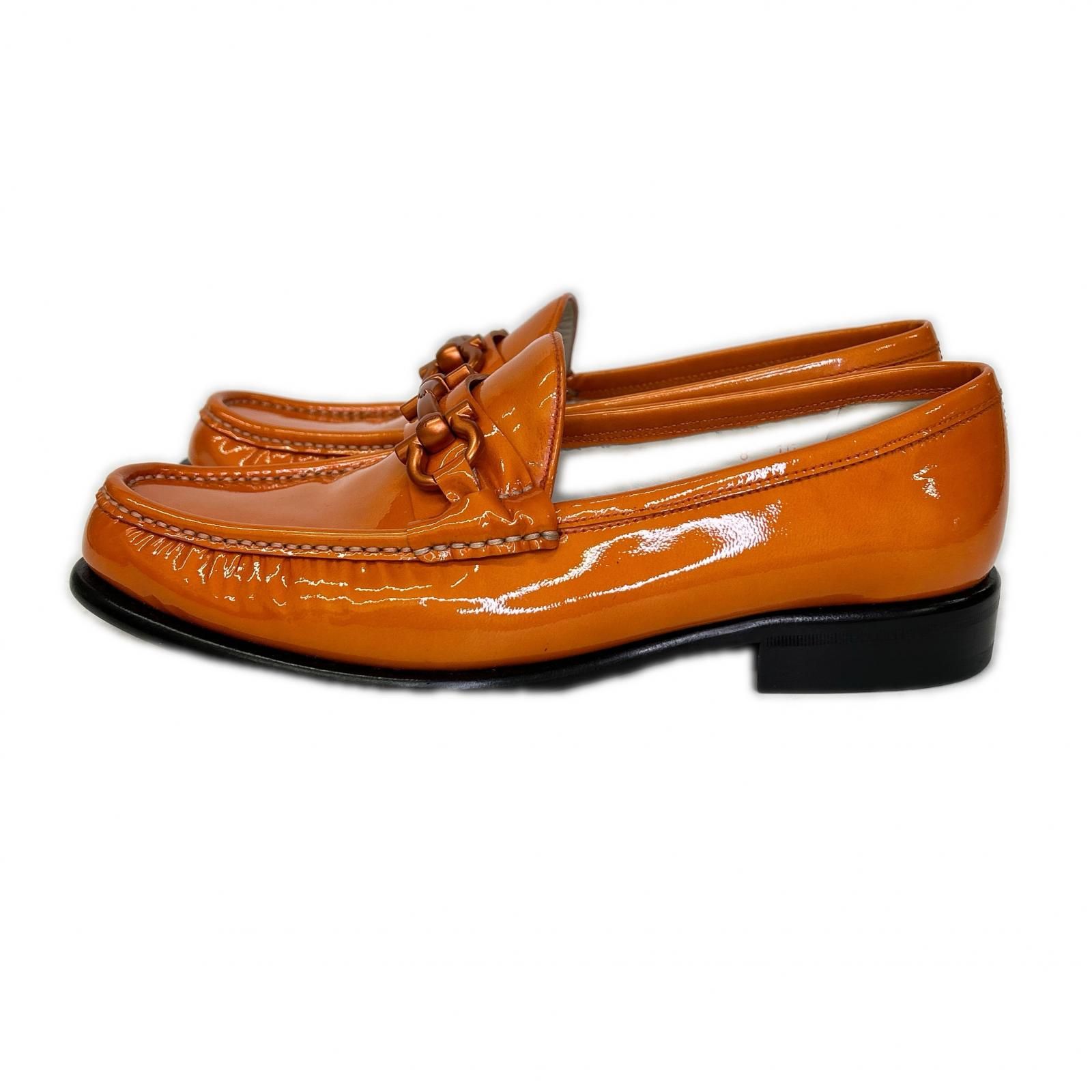 Salvatore Ferragamo　サルヴァトーレフェラガモ　【美品】パテントレザー ガンチーニ ビット ローファー　8