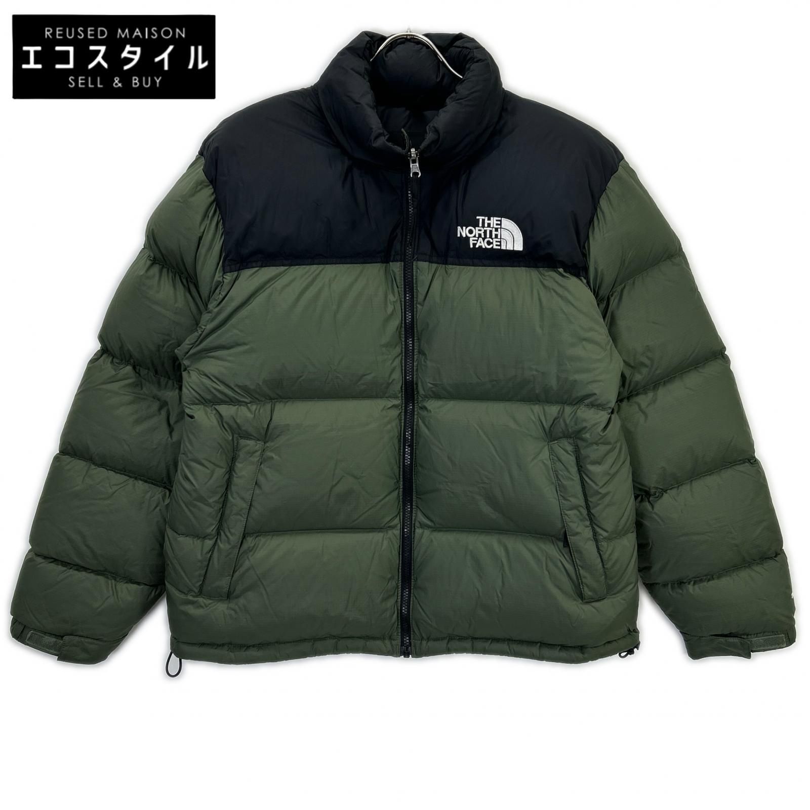THE NORTH FACE　ノースフェイス　NF0A3C8D カーキ×ブラック ヌプシジャケット　L