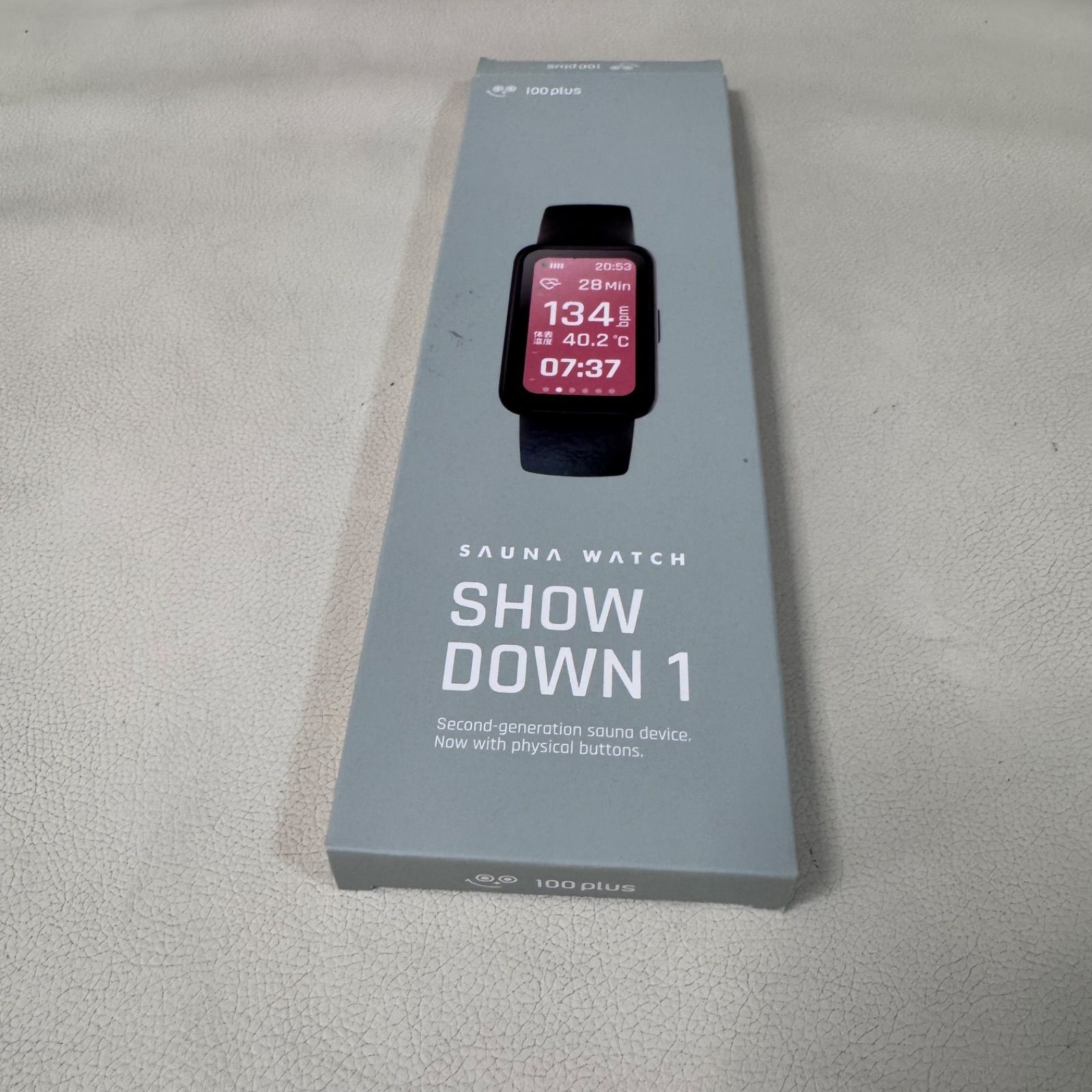 サウナウォッチ SHOW DOWN 1 動作確認済 黒 - メルカリ