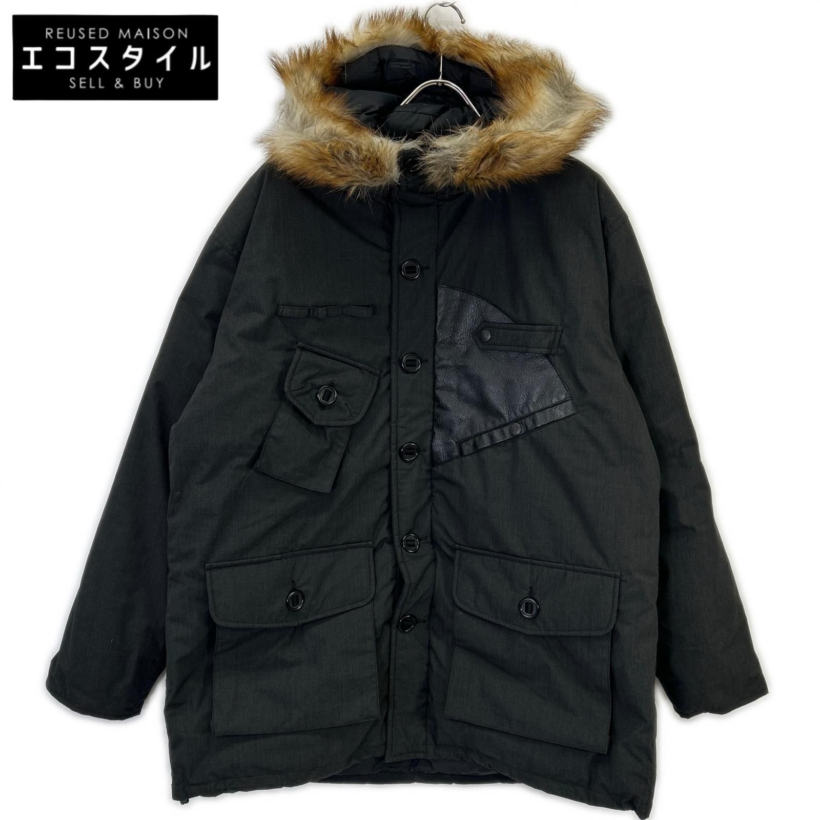 South2 West8 サウスツーウエストエイト 【×NANGA】RW691/25FB-101 ブラック TENKARA DOWN JACKET HINOC/ヒノック テンカラダウンジャケット M South2 West8 サウスツーウエストエイト 【×NANGA】RW691/25FB-101