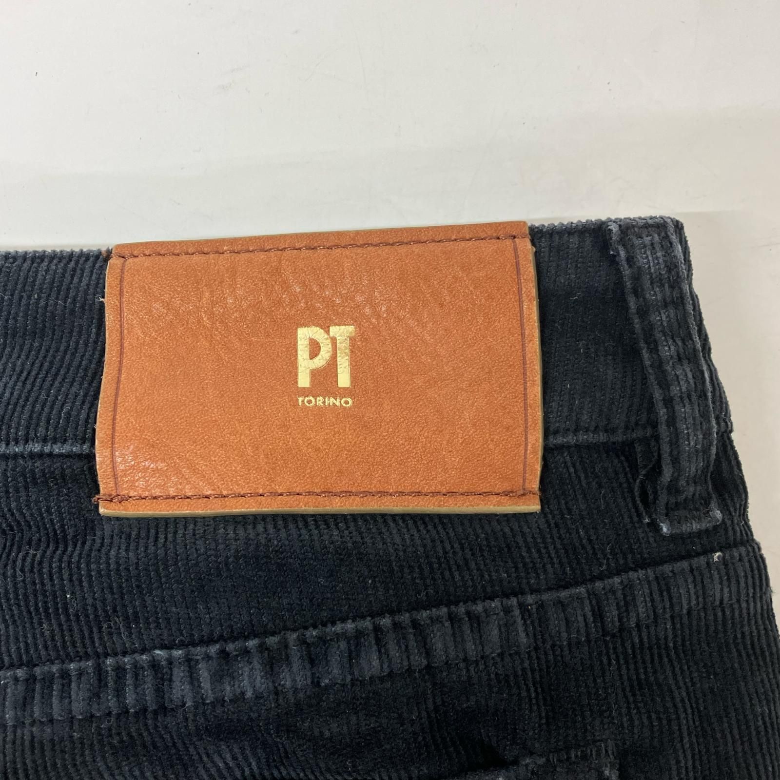 PT TORINO ピーティートリノ GRUNGE 黒 コーデュロイパンツ 33 PT TORINO ピーティートリノ GRUNGE 黒 コーデュロイパンツ 33