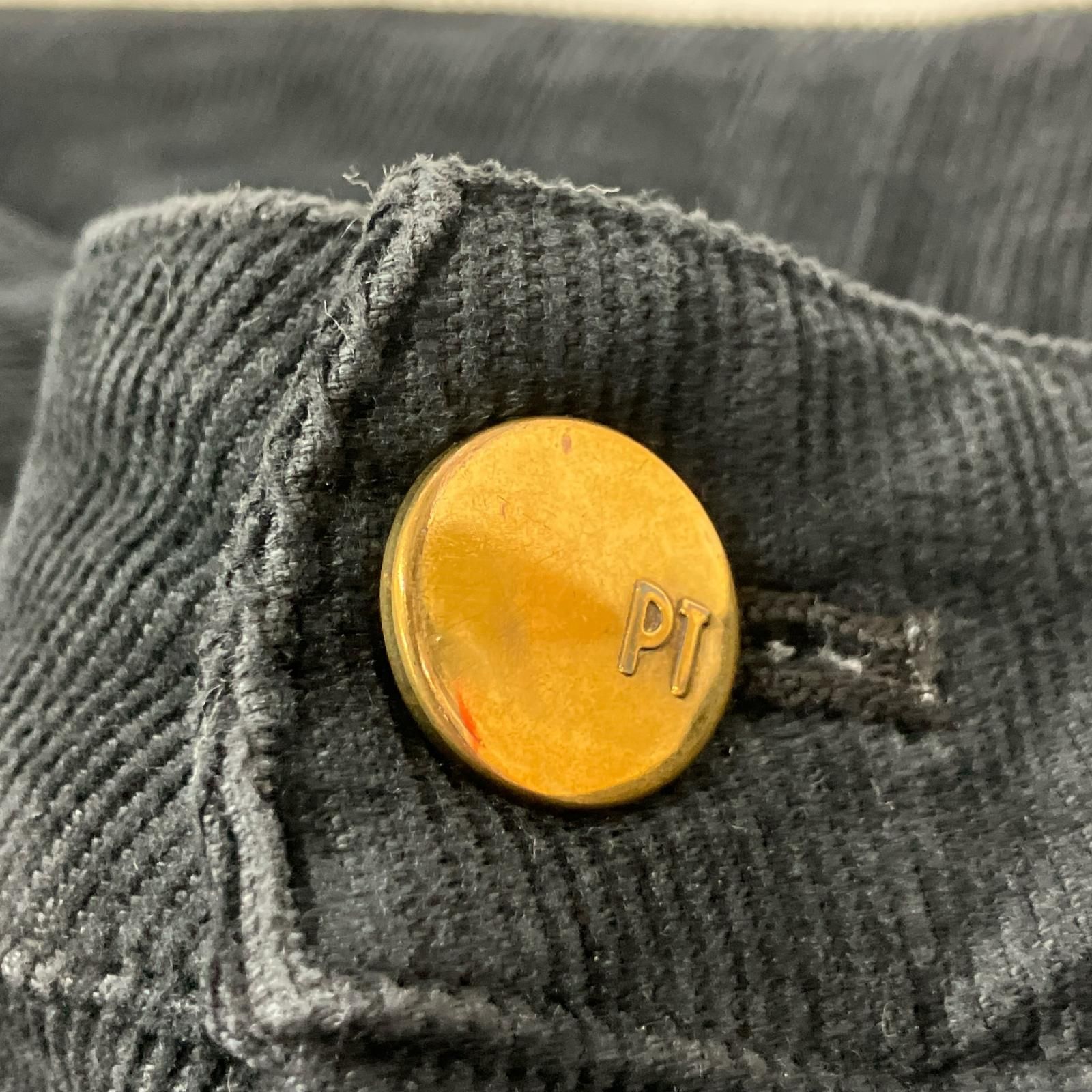 PT TORINO ピーティートリノ GRUNGE 黒 コーデュロイパンツ 33 PT TORINO ピーティートリノ GRUNGE 黒 コーデュロイパンツ 33