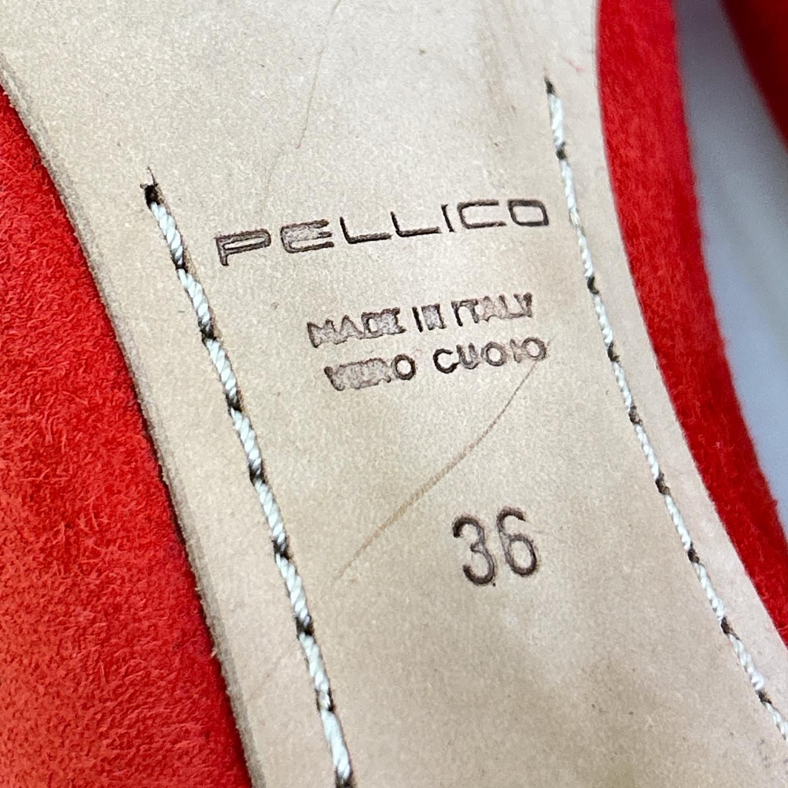 PELLICO ペリーコ 【美品】ANDREA アンドレア スエード ポインテッドトゥ パンプス 36 PELLICO ペリーコ 【美品】ANDREA アンドレア スエード ポインテッドトゥ パンプス 36