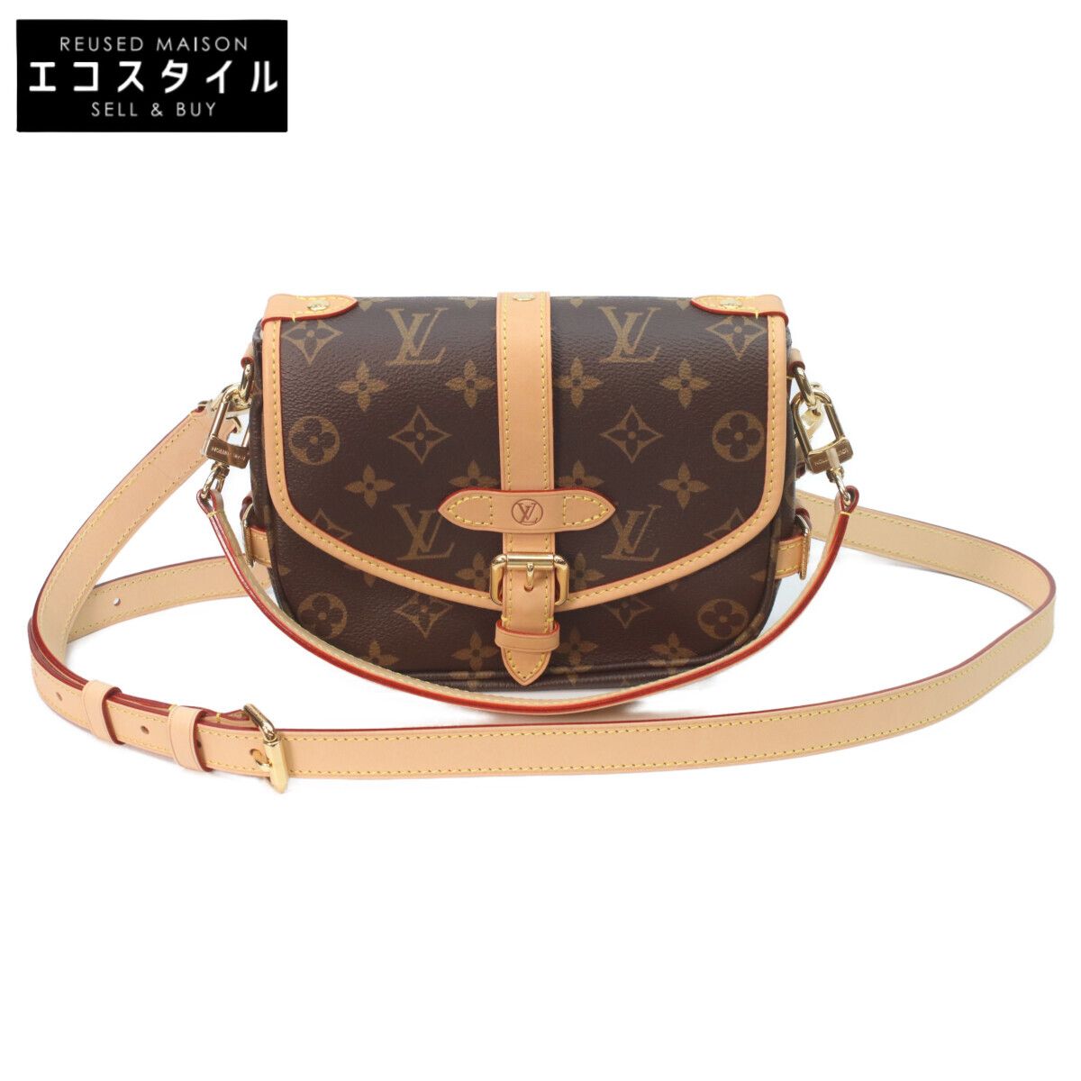 LOUIS VUITTON ルイヴィトン M46740 モノグラム ソミュールBB RFID（IC）
