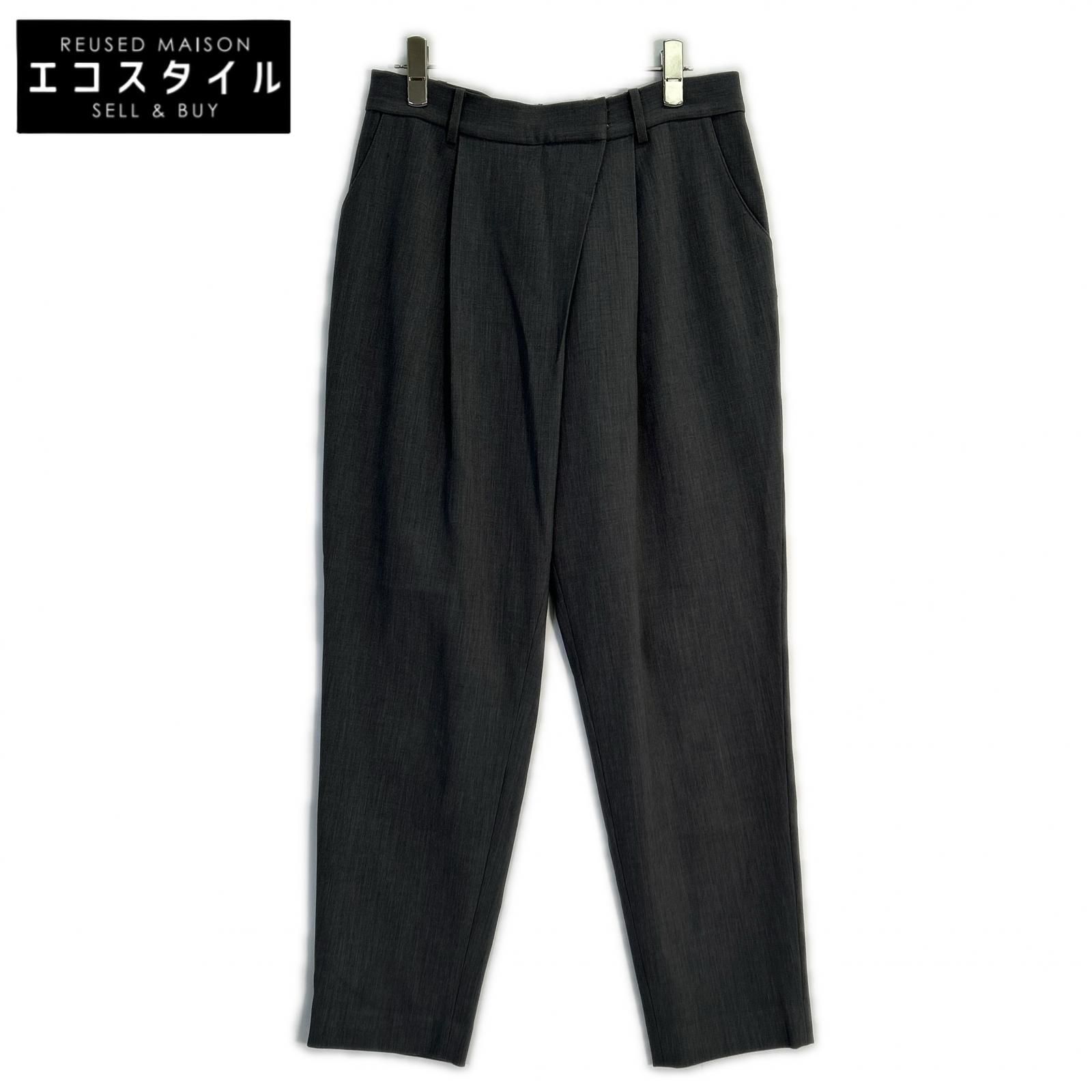 SOEJU　ソージュ　グレー ウールライクタックパンツ　L
