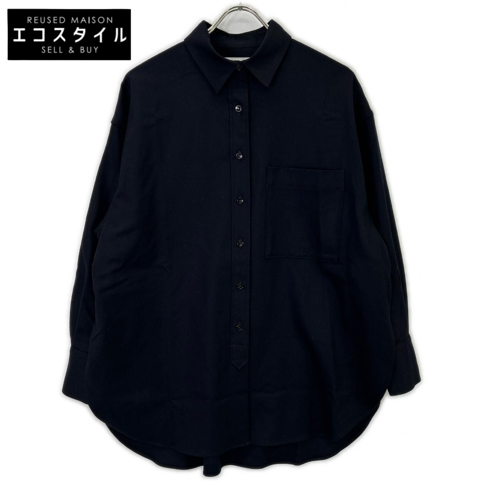SACRA　サクラ　125610071 ネイビー SUPER FUNE FLANNEL SHIRT　38