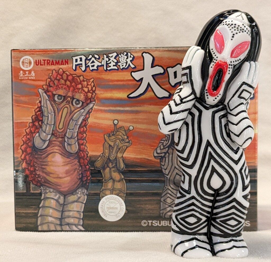 KAIJU ONE 円谷怪獣 ムンク ダダ 白成型/黒/赤 - メルカリ