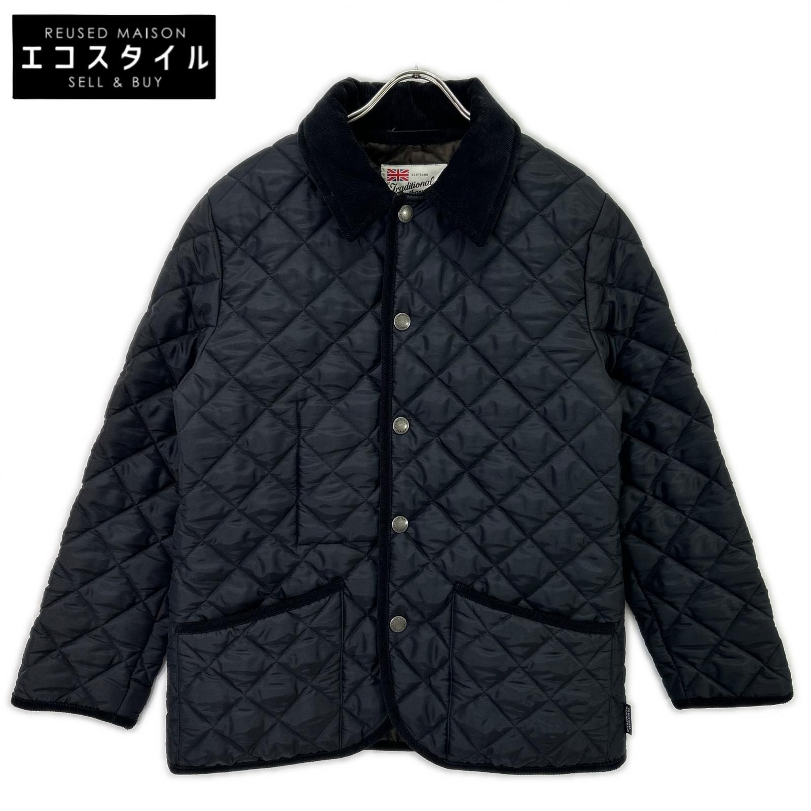 TRADITIONAL WEATHERWEAR トラディショナルウェザーウェア G222APQCO0324AA ブラック キルティング ジャケット 38
