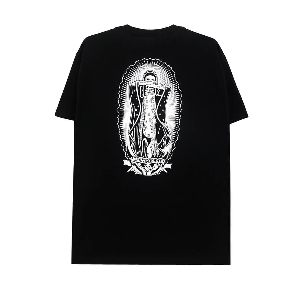 HARD LUCK T-SHIRT ハードラック Tシャツ LADY G MONO BLACK スケート 