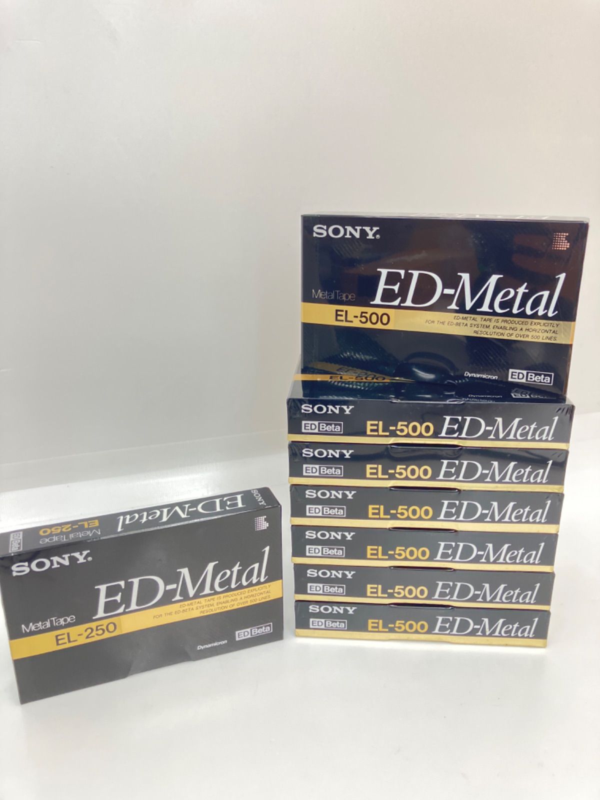 □ SONY ソニー ED-METAL EL-250 EL-500 ビデオテープ 8本セット