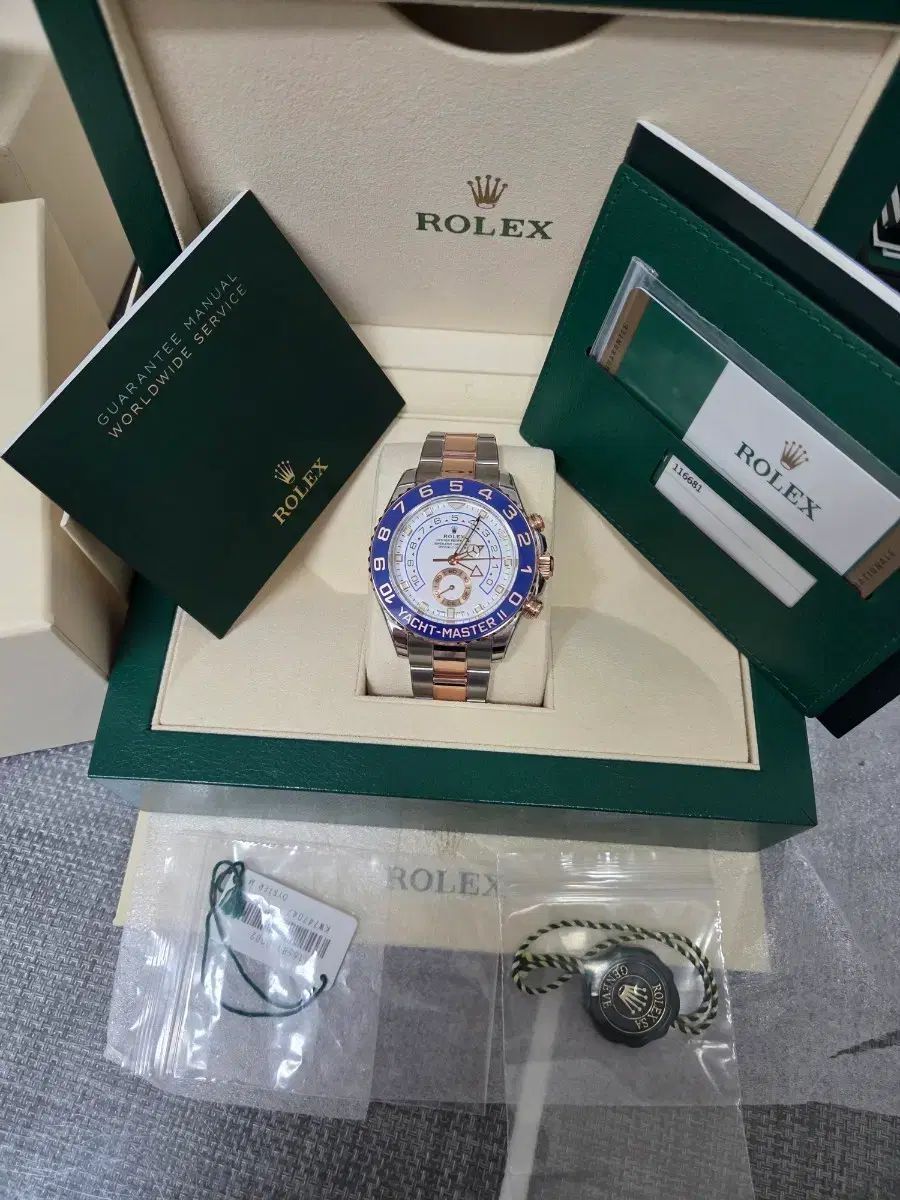 ROLEX ロレックス ヨットマスター2 コンビ ローズゴールド