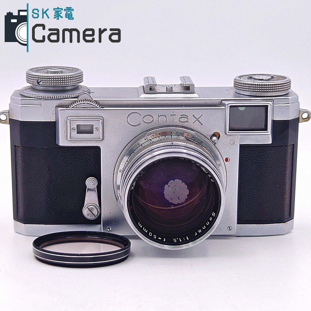 【中古】 CONTAX II Sonnar 50ｍｍ F1.5 T コンタックス レンジファインダー 難有り