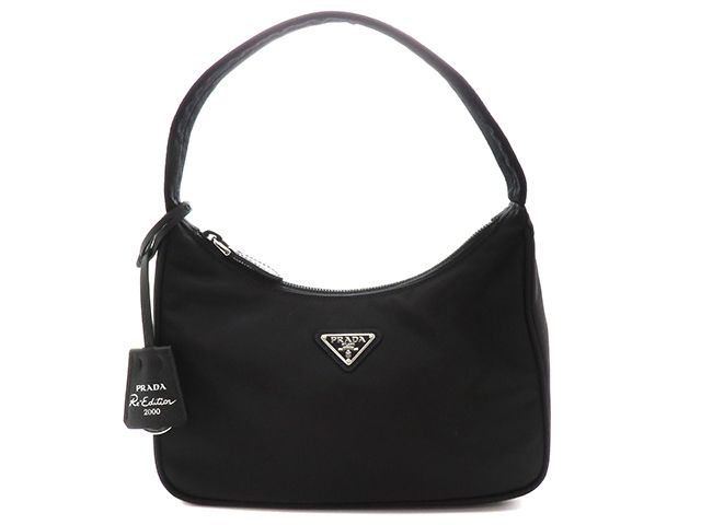 PRADA　プラダ　Re-Edition2000 Re-Nylon ミニバッグ　1NE515　ハンドバッグ　ブラック　ナイロン　2147100592139【中古】【207】