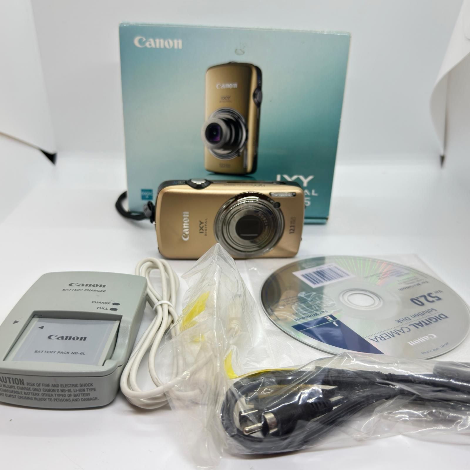 全額返金保証】【最速発送】Canon コンパクトデジタルカメラ IXY
