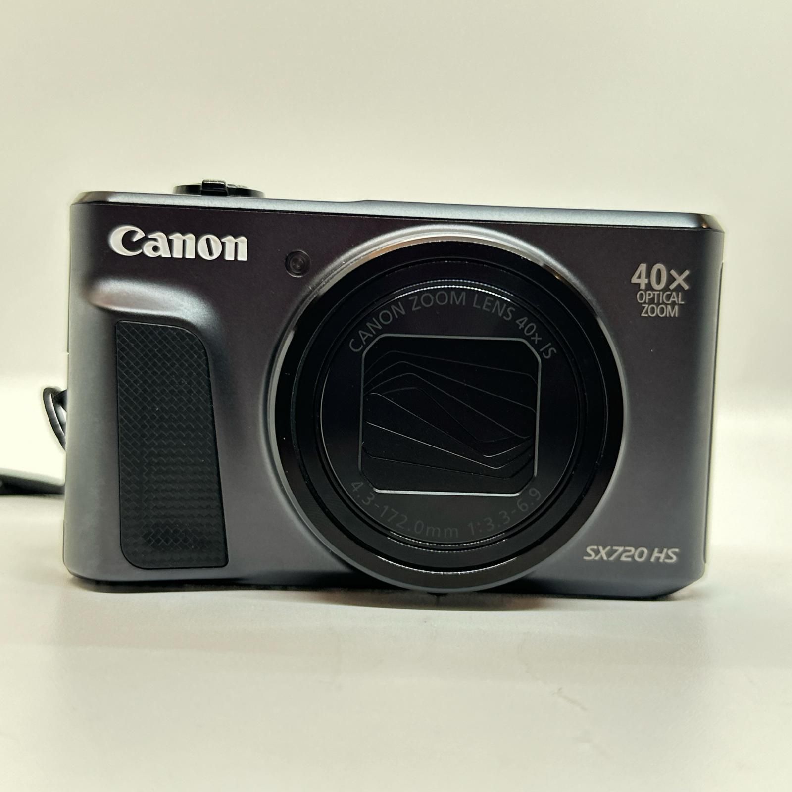 【全額返金保証】【最速発送】Canon コンパクトデジタルカメラ PowerShot SX720 HS ブラック 動作確認済