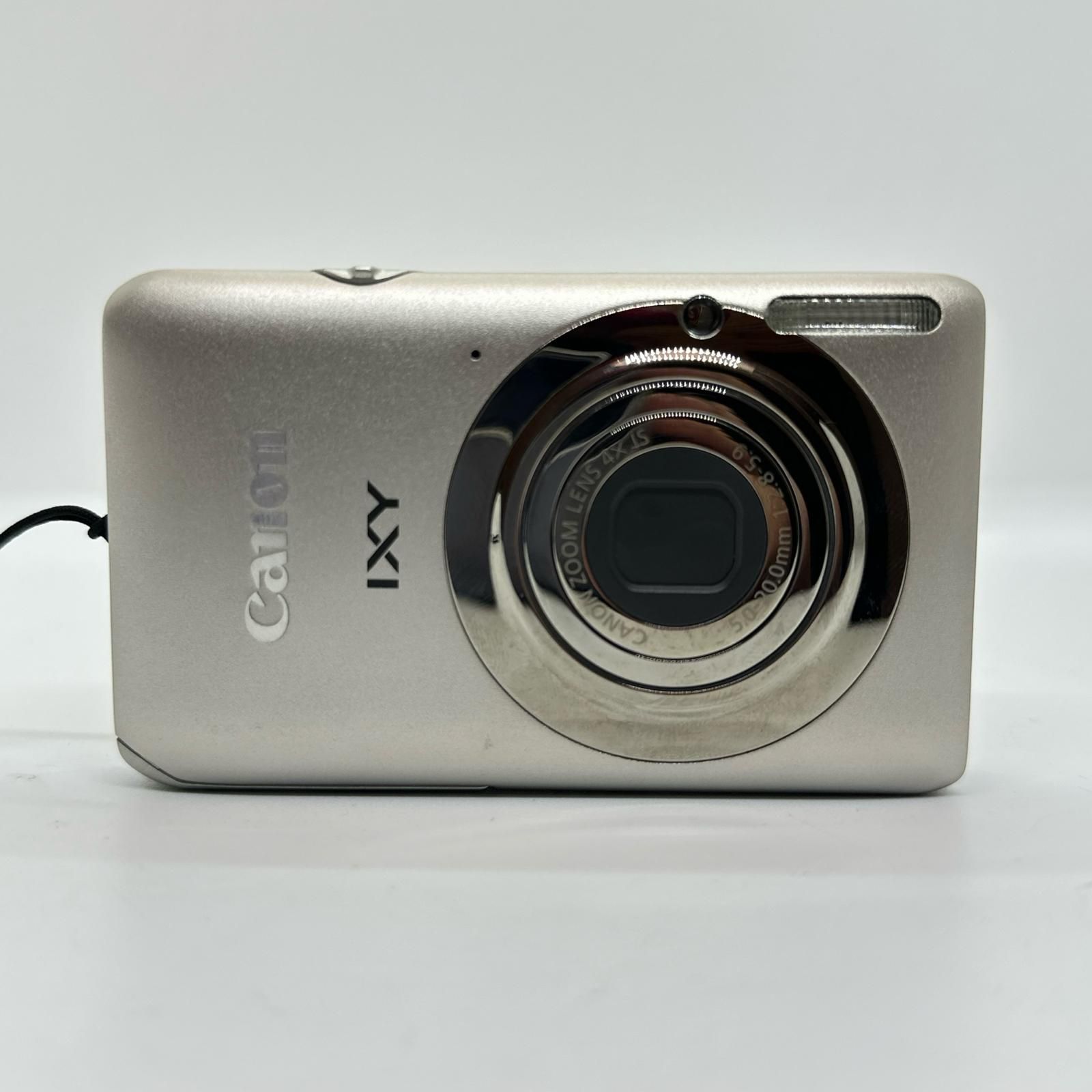【全額返金保証】【最速発送】Canon コンパクトデジタルカメラ IXY 210F シルバー 美品 動作確認済