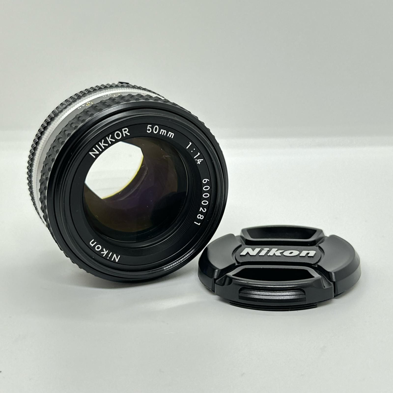 【全額返金保証】【最速発送】Nikon Ai-S NIKKOR 50mm F1.4 美品 動作確認済
