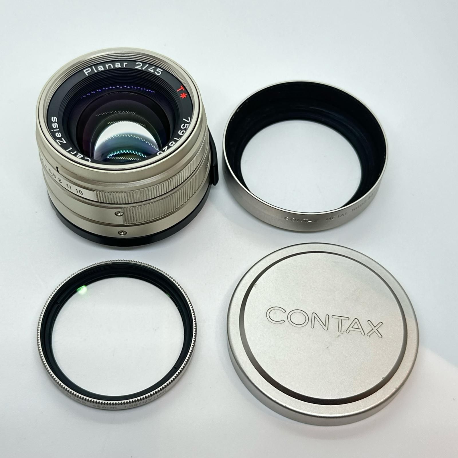 【全額返金保証】【最速発送】CONTAX Planar 45mm F2 T* 動作確認済