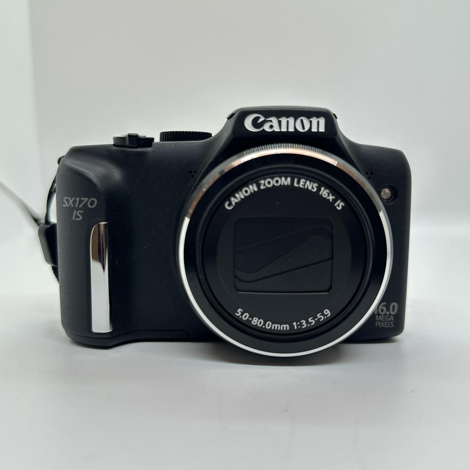 【全額返金保証】【最速発送】Canon コンパクトデジタルカメラ PowerShot SX170 IS 美品 動作確認済