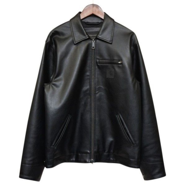 CARHARTT WIP　カーハートダブリューアイピー　2025SS　DETROIT LEATHER JACKET　フェイクレザージャケット　デトロイトレザージャケット　ブルゾン　I034426　8054000247066