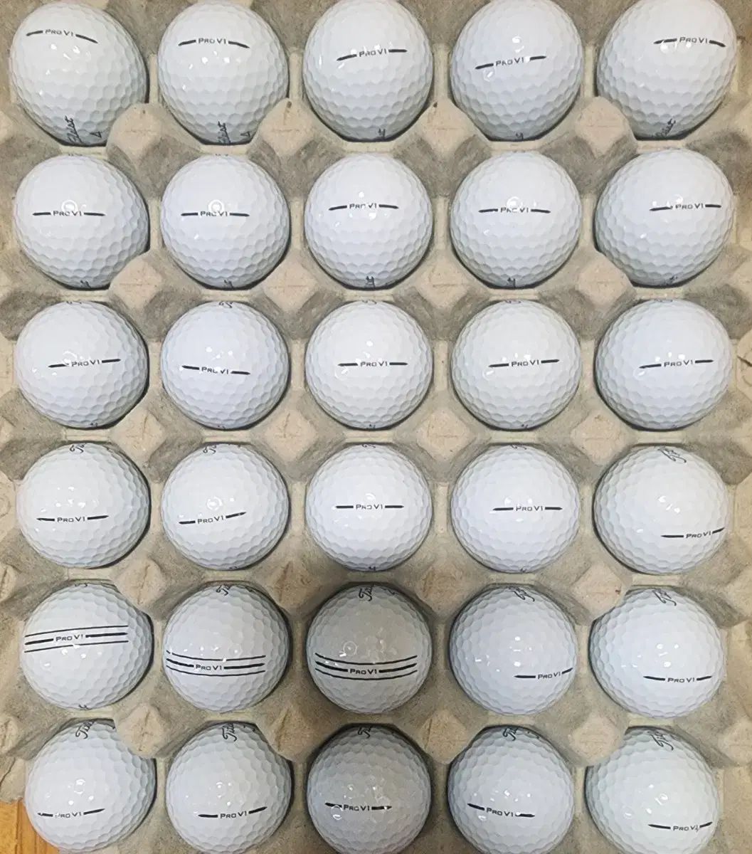 A+級 新モデル タイトリスト PROV1 ロストボール ゴルフボール 38個