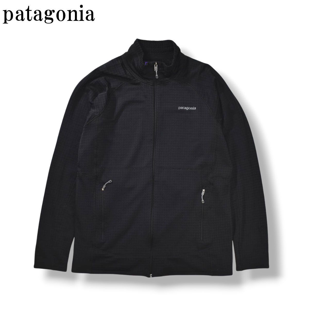 パタゴニア patagonia R1 FULL ZIP フルジップアップ フリースジャケット ブルゾン アウトドア カジュアル XL ブラック メンズ