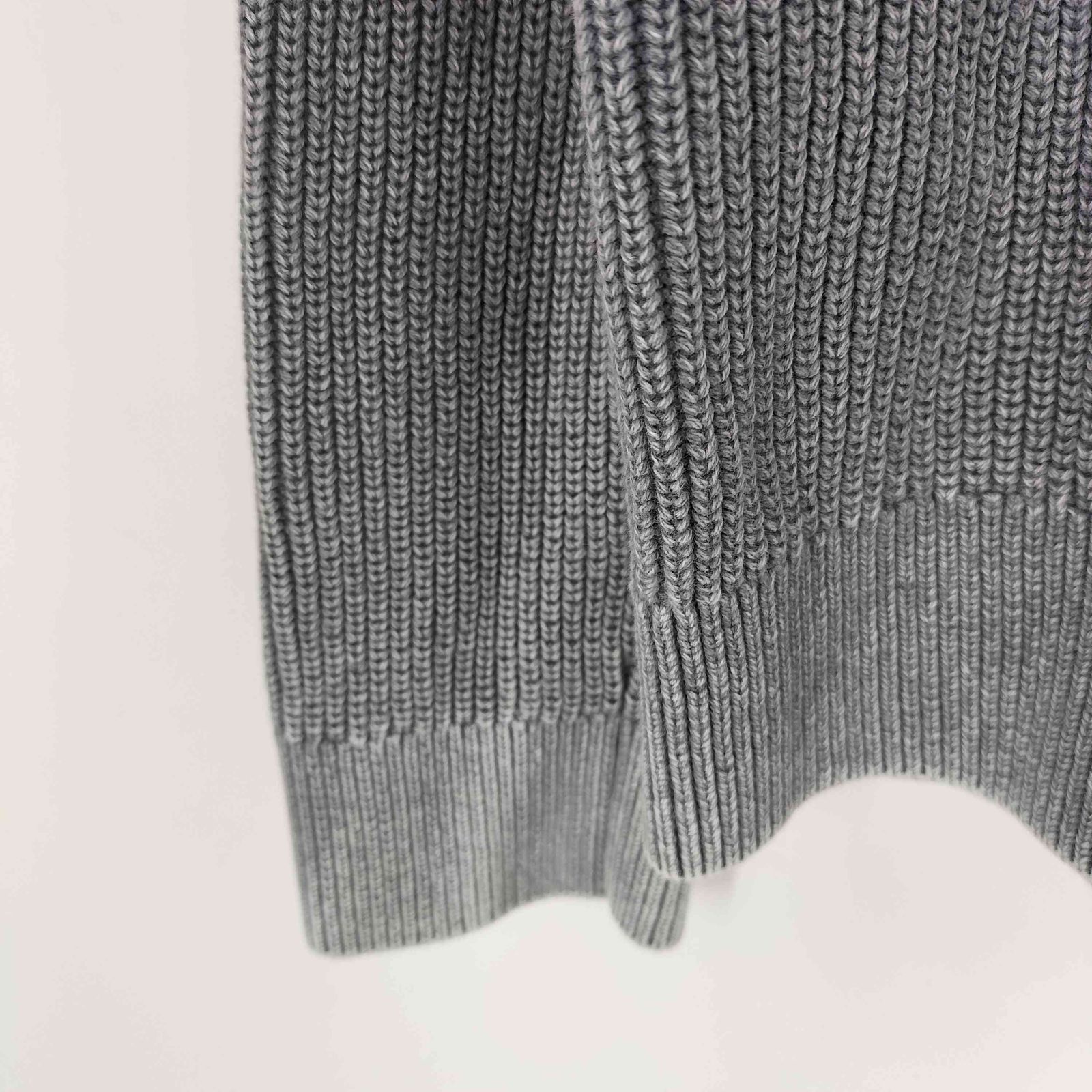 ザラ ZARA ウォッシュド加工リブテクスチャーセーター メンズ import 