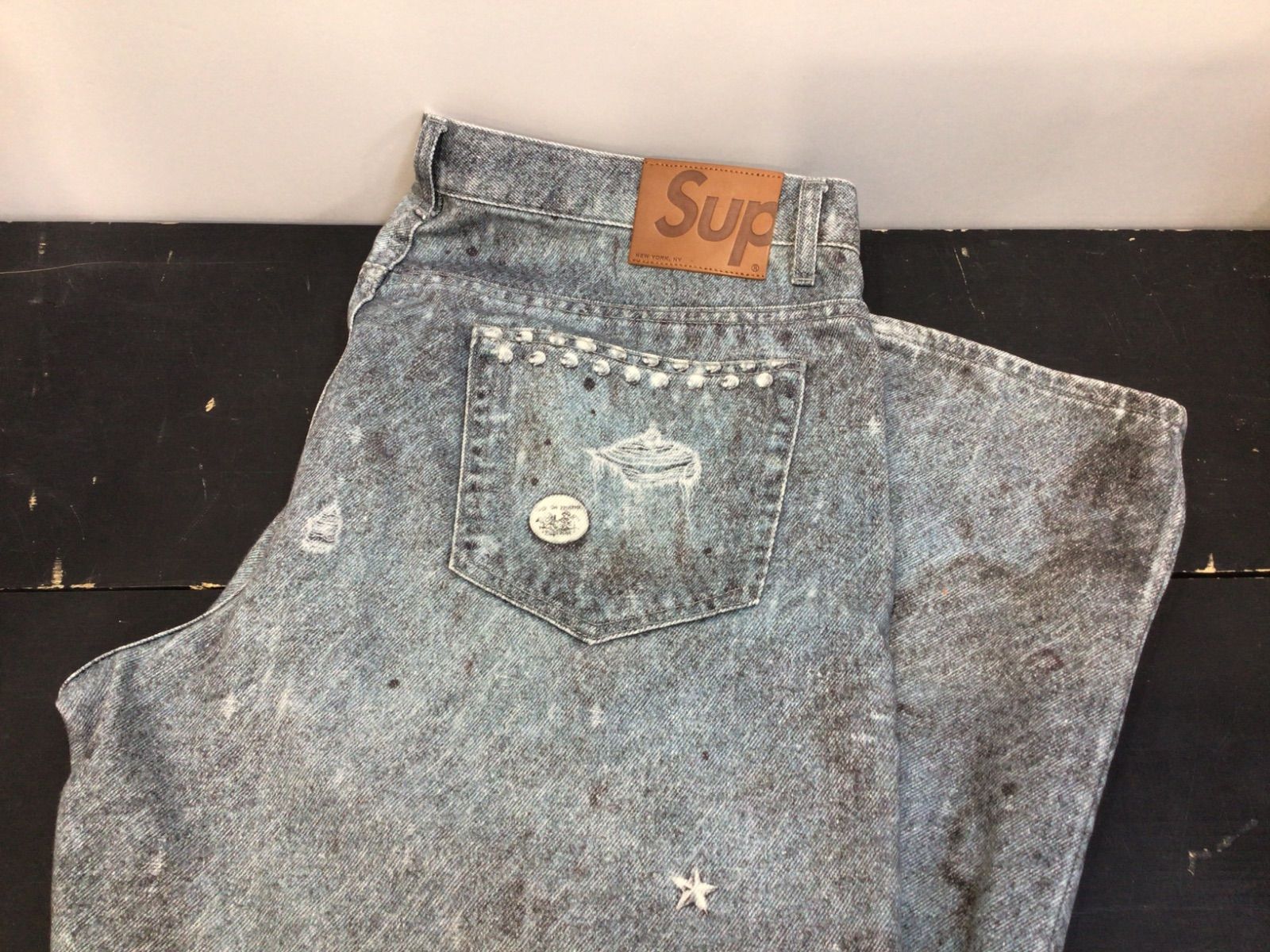 Supreme 24FW HIR Trompe L'oeil LOOSE FIT JEAN