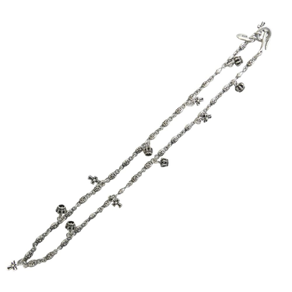 Justin Davis ジャスティンデイビス Trinity Chain トリニティ チェーン ネックレス 40cm シルバー系【中古】