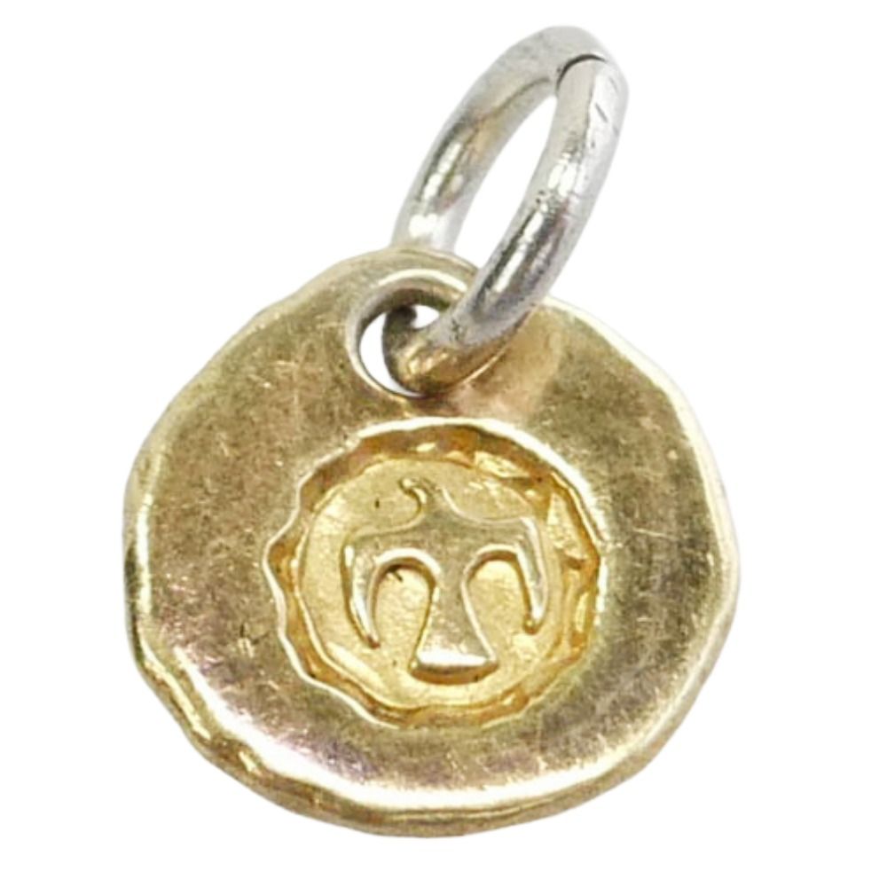 ザサン THE SUN C-3 K18 charm イーグル チャーム ペンダントトップ シルバー系 ゴールド系【中古】