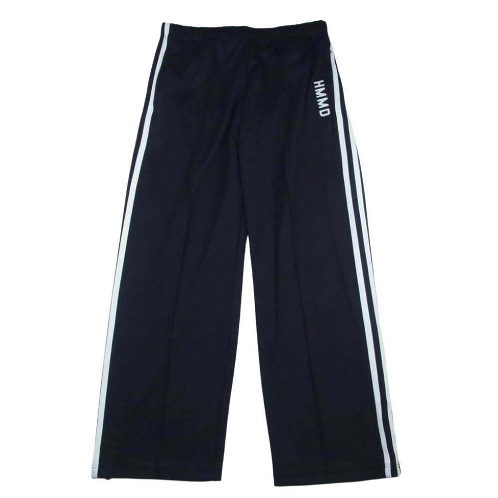 HUMAN MADE ヒューマンメイド HM31PT010 TRACK PANTS サイドライン 裾ジップ トラックパンツ ブラック系 XL【中古】