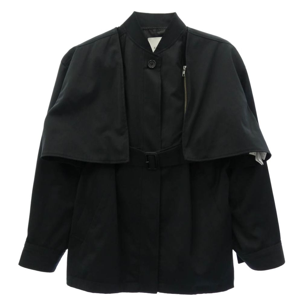 CLANE クラネ 14101-0032 ボレロ ノースリーブ セット 3WAY アレンジ ジャケット ダークネイビー系 1【中古】