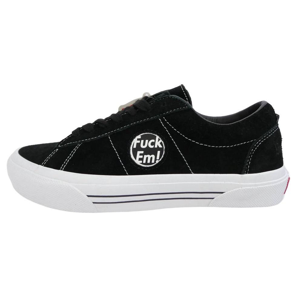 Supreme シュプリーム VANS バンズ 24SS VN000MQ8CJK x VANS SKATE SID S Fuck Em バンズ スケート シド ローカット スエード スニーカー ブラック系 26.0cm【極上美品】【中古】